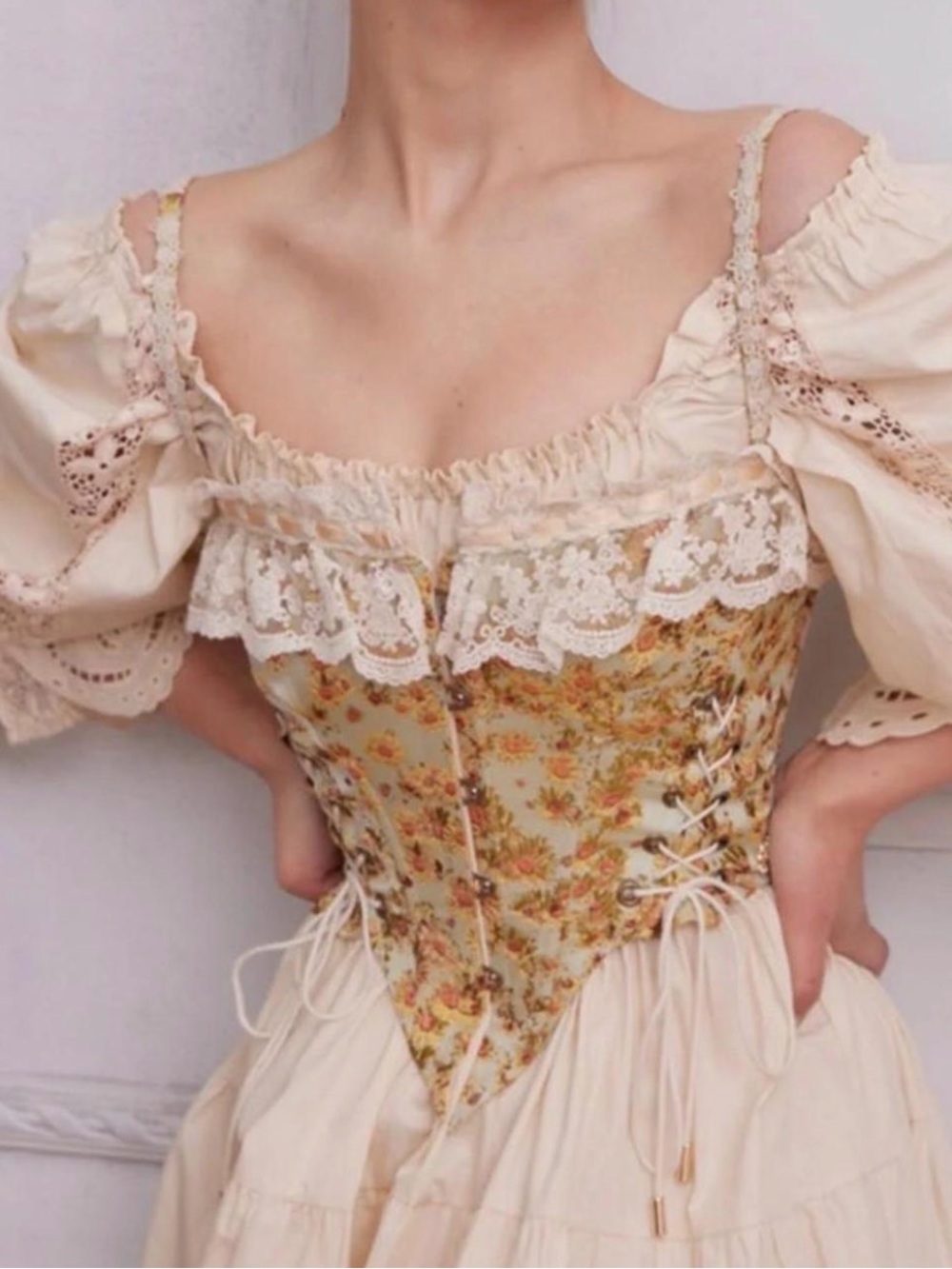 LaceMade NWT Van Gogh Corset Top and Dress Full Set - Out of Stock Size